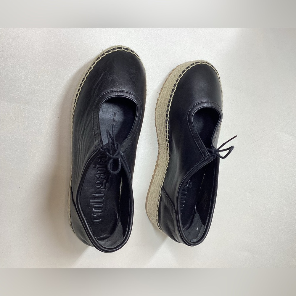 Cult Gaia Bernice Black Espadrille Platform Shoes Size EU 38‎ - Picture 9 of 16